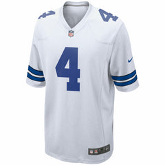 Dak Prescott Dallas Cowboys Game Team Jersey - White - Nike