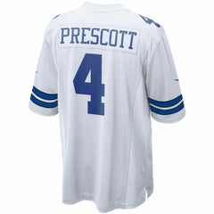 Dak Prescott Dallas Cowboys Game Team Jersey - White - Nike