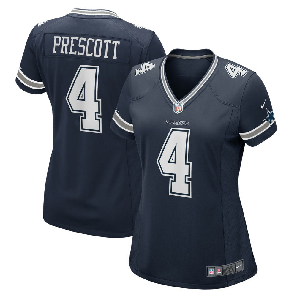 Dak Prescott Dallas Cowboys Women's Game Team Jersey - Navy - Nike