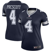 Dak Prescott Dallas Cowboys Women's Legend Player Performance Top - Navy - Nike