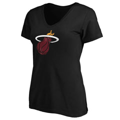 Fanatics Jimmy Butler Miami Heat Women's Playmaker Logo Name & Number V-Neck T-Shirt Black