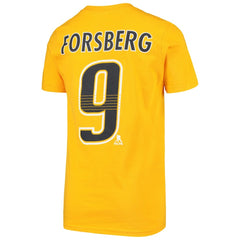 Filip Forsberg Nashville Predators Youth Player Name & Number T-Shirt - Gold | NHL sale