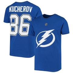 Nikita Kucherov Tampa Bay Lightning Youth Player Name & Number T-Shirt - Royal | NHL near me