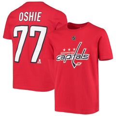 TJ Oshie Washington Capitals Youth Player Name & Number T-Shirt - Red | NHL Clearance