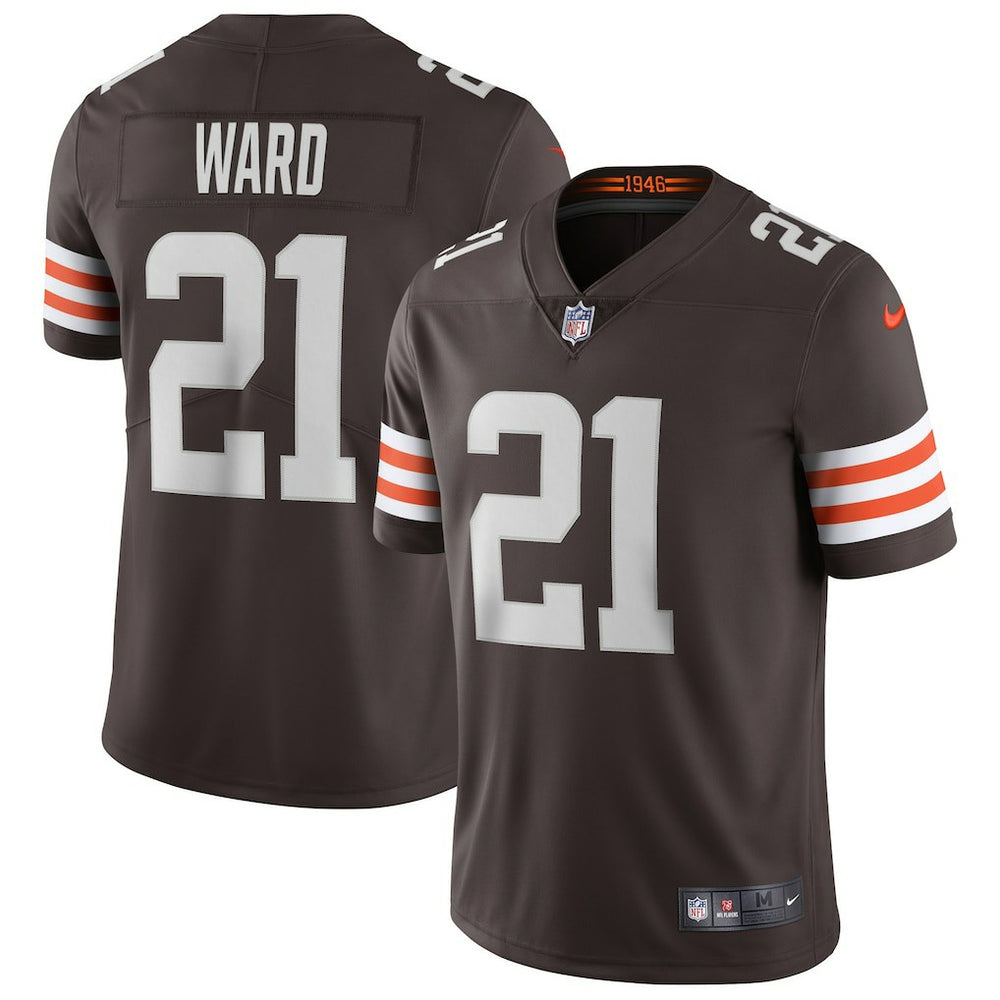 Denzel Ward Cleveland Browns Vapor Limited Jersey - Brown - Nike