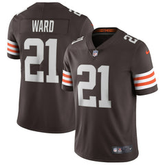 Denzel Ward Cleveland Browns Vapor Limited Jersey - Brown - Nike