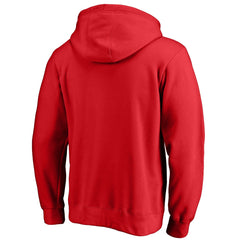 Fanatics Washington Wizards Icon Primary Logo Fitted Pullover Hoodie Red