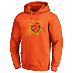 Fanatics Phoenix Suns Icon Primary Logo Fitted Pullover Hoodie Orange
