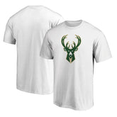 Fanatics Milwaukee Bucks Primary Team Logo T-Shirt White