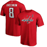 Alexander Ovechkin Washington Capitals Fanatics Authentic Stack Player Name & Number T-Shirt - Red | Fanatics online