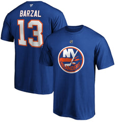 Mathew Barzal New York Islanders Fanatics Authentic Stack Player Name & Number T-Shirt - Royal | Fanatics online