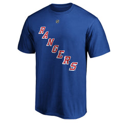 Mika Zibanejad New York Rangers Fanatics Authentic Stack Player Name & Number T-Shirt - Blue | Fanatics Clearance