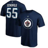 Mark Scheifele Winnipeg Jets Fanatics Authentic Stack Name & Number Team T-Shirt - Navy | Fanatics near me