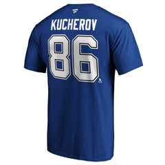 Nikita Kucherov Tampa Bay Lightning Fanatics Authentic Stack Player Name & Number T-Shirt - Blue | Fanatics Clearance
