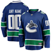 Vancouver Canucks Fanatics Home Team Breakaway Custom Jersey - Blue | Fanatics on sale