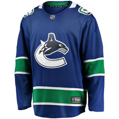 Vancouver Canucks Fanatics Home Team Breakaway Jersey - Blue | Fanatics on sale