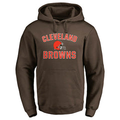 Cleveland Browns Victory Arch Team Fitted Pullover Hoodie - Brown - Fanatics