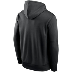 Arizona Cardinals Fan Gear Primary Logo Therma Performance Pullover Hoodie - Black - Nike