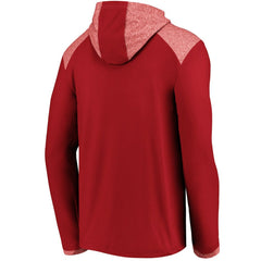 Arizona Cardinals Iconic Marbled Clutch Hoodie Long Sleeve T-Shirt - Cardinal - Fanatics