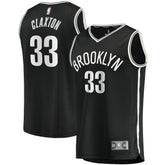 Fanatics Nicolas Claxton Brooklyn Nets Fast Break Player Jersey Icon Edition Black