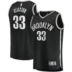 Fanatics Nicolas Claxton Brooklyn Nets Fast Break Player Jersey Icon Edition Black