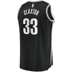 Fanatics Nicolas Claxton Brooklyn Nets Fast Break Player Jersey Icon Edition Black