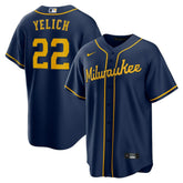 Christian Yelich Milwaukee Brewers Nike Alternate 2 Replica Jersey Near Me