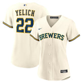 Christian Yelich Milwaukee Brewers Nike Women's Home Replica Player Jersey Discount