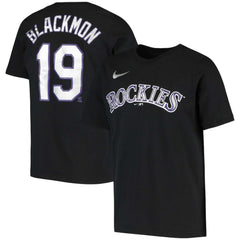Charlie Blackmon Colorado Rockies Nike Youth Name & Number T-Shirt Outlet