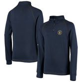 Milwaukee Brewers Stitches Youth Raglan Quarter-Zip Jacket Online