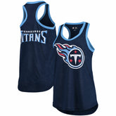 Tennessee Titans G-III 4Her by Carl Banks Women's Tater Tank Top - Navy - NFL