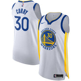 Nike Stephen Curry Golden State Warriors Authentic Jersey Association Editi- White