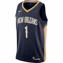 Nike Zion Williamson New Orleans Pelicans Swingman Jersey Navy Icon Edition