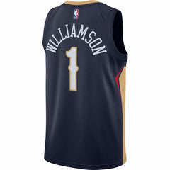 Nike Zion Williamson New Orleans Pelicans Swingman Jersey Navy Icon Edition