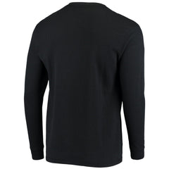 New Orleans Saints Dunbrooke Logo Maverick Thermal Henley Long Sleeve T-Shirt - Black - NFL