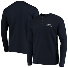 Seattle Seahawks Dunbrooke Logo Maverick Thermal Henley Long Sleeve T-Shirt - Navy - NFL