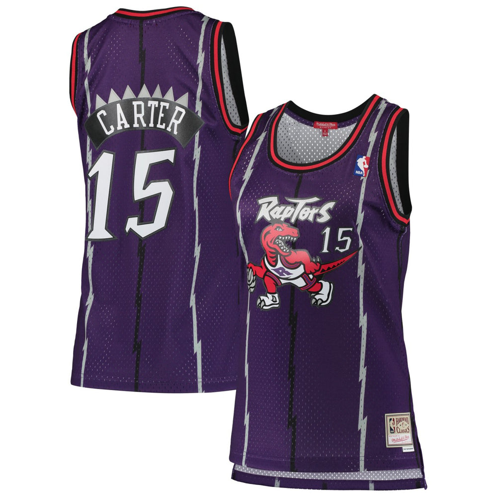 Mitchell & Ness Vince Carter Toronto Raptors Women's 1998/99 Hardwood Classics Swingman Jersey Purple