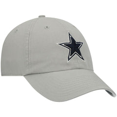 Dallas Cowboys '47 Primary Clean Up Adjustable Hat - Gray - 47 brand