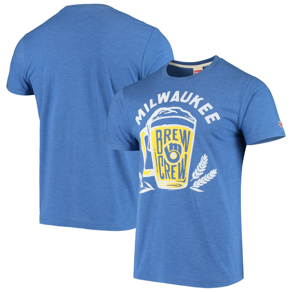 Milwaukee Brewers Hyperlocal Tri-Blend T-Shirt for sale