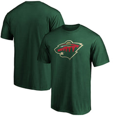 Minnesota Wild Fanatics Team Primary Logo T-Shirt - Green | Fanatics discount