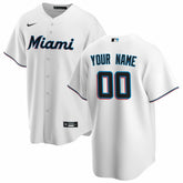 Miami Marlins Nike Home Replica Custom Jersey Online
