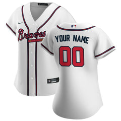 Atlanta Braves Nike Women's Home Replica Custom Jersey for sale