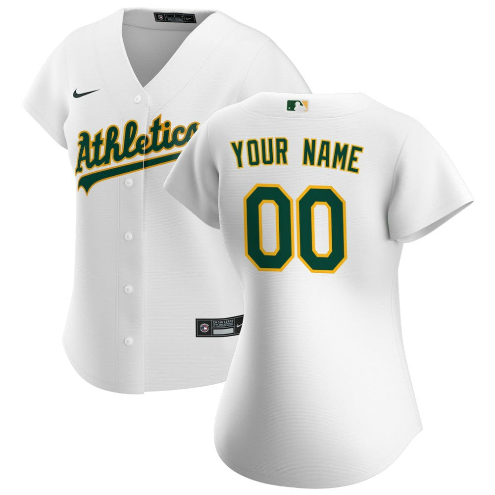Athletics Nike Women's Home Replica Custom Jersey Discount