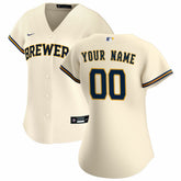 Milwaukee Brewers Nike Women's Home Replica Custom Jersey Online