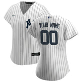 New York Yankees Nike Women's Home Replica Custom Jersey Sale
