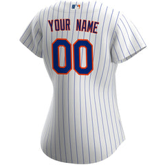 New York Mets Nike Women's Home Replica Custom Jersey Online