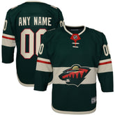 Minnesota Wild Youth Home Premier Custom Jersey - Green | NHL discount