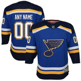 St. Louis Blues Youth Home Premier Custom Jersey - Blue | NHL online