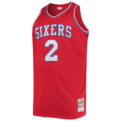 Mitchell & Ness Moses Malone Philadelphia 76ers 1982/83 Big & Tall Hardwood Classics Swingman Jersey Red