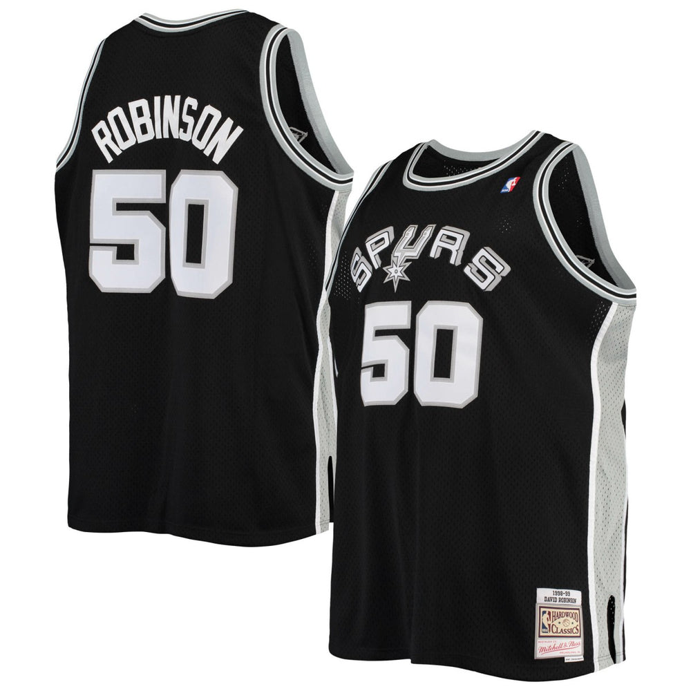 Mitchell & Ness David Robinson San Antonio Spurs 1998/99 Big & Tall Hardwood Classics Swingman Jersey Black